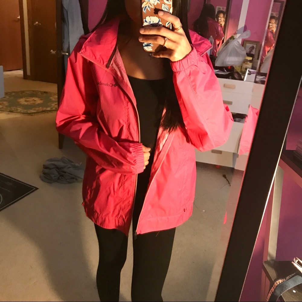 Pink Columbia Raincoat